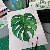 Mi Proyecto del curso: Acuarela botánica para estampados. Un progetto di Illustrazione botanica di Ana Villanueva Gil - 14.11.2020