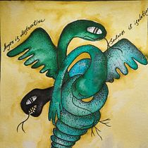 My project in Artistic Illustration: Draw from Your Imagination course. Traditional illustration project by queer_ooloi - 11.14.2020