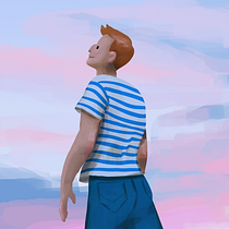 Deep Breath, a Lighting Project. Digital Illustration project by baviguier - 11.14.2020