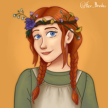 My project in Female Character Portraits in Procreate course. Digital Illustration project by Fernanda Breder - 11.15.2020