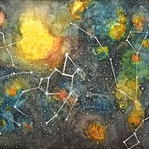 Mein Kursprojekt: Moderne Aquarelltechniken. Un progetto di Pittura ad acquerello di Bernadette Soilitude - 15.11.2020
