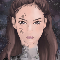 My project in Digital Fantasy Portraits with Photoshop course. Artistic Drawing project by Elisa Plaumann - 11.15.2020