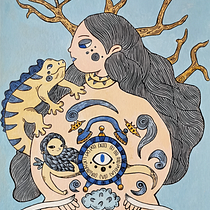 Proyecto final: Dibujando mi imaginario. Traditional illustration project by vannilla859 - 11.15.2020