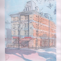 Mi Proyecto del curso: Dibujo arquitectónico con acuarela y tinta. Esboçado, Desenho, Pintura em aquarela, Ilustração arquitetônica, Sketchbook e Ilustração com tinta projeto de eperez90 - 16.11.2020