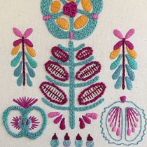 Mi Proyecto final, Teoría del color para proyectos textiles . Un progetto di Ricamo e Teoria del colore di Angelica Castro C - 16.11.2020
