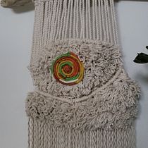 My project in Introduction to Textile Weaving course - The Eye. Een project van Textiel van Janene J - 16.11.2020