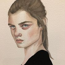 Mi Proyecto del curso: Retrato en acuarela a partir de una fotografía. Watercolor Painting project by M. Teresa González Bayod - 11.16.2020