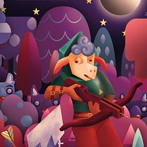 My project in Geometric Illustration with Volume course. Ilustração tradicional e Ilustração vetorial projeto de Aneta Urbanik - 17.11.2020