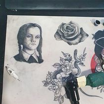 Meu projeto do curso: Tatuagem botânica com pontilhismo. Projekt z dziedziny Projektowanie tatuaż użytkownika jose machado - 26.04.2021