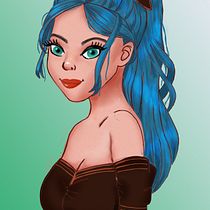 Mi Proyecto del curso: Retrato de personajes femeninos con Procreate. Digital Drawing project by jlsv9019 - 11.18.2020