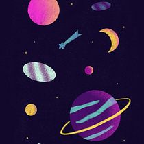 Simple space adventure Ein Projekt aus dem Bereich Digitale Illustration von katarina_gray - 18.11.2020