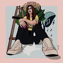 Mi Proyecto del curso: Retratos digitales con estilo propio en Procreate Ein Projekt aus dem Bereich Digitale Illustration von Ali de Andrade - 18.11.2020