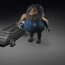 "Sir Zafá Stewart" Proyecto del curso: Introducción al diseño y modelado 3D con Blender. Projekt z dziedziny 3D,  Projektowanie 3D i  Modelowanie 3D użytkownika Guillermo Orbea Pérez - 18.11.2020