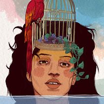 Mi Proyecto del curso: Técnicas de ilustración con acuarela digital. Un progetto di Disegno di ritratti e Illustrazione tradizionale di Sara Ruiz Juárez - 19.11.2020