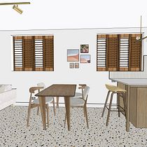 Alma Rd Apartment Renovation. Projekt z dziedziny  Modelowanie 3D i Projektowanie wnętrz użytkownika gigi01 - 03.02.2021