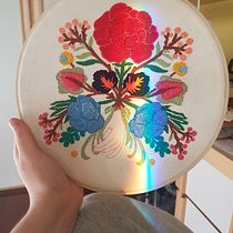 Meu projeto do curso: Técnica de bordado com o ponto atrás. Artesanato, e Bordado projeto de Beatriz M. de Oliveira - 19.11.2020