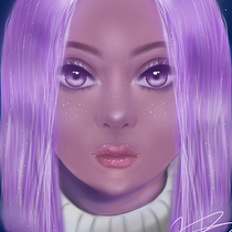 Mi Proyecto retrato de personajes femeninos con Procreate. Portrait Drawing, and Digital Drawing project by Nicoll Beltran Ordoñez - 11.19.2020