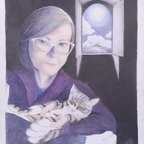  My project in Chiaroscuro Creative Portrait with Pencils course. Un projet de Dessin artistique, Illustration jeunesse, Dessin, Dessin au cra , et on de LIsa Statkus - 21.11.2020