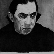 Actores de cine de terror clásico. Portrait Drawing project by cousinha67 - 11.19.2020