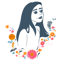 Mi Proyecto del curso: Retrato ilustrado con elementos botánicos. Ilustração botânica projeto de anab.garbri - 19.11.2020