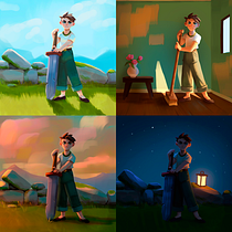 My project in Lighting Principles for Digital Painting course. Artistic Drawing, Digital Drawing, and Digital Illustration project by Elena Skogoreva - 11.20.2020