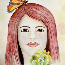 My project in Illustrated Portrait in Watercolor course. Ilustração digital projeto de Martha Morales Hernandez - 21.11.2020