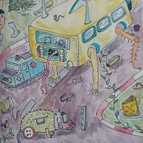 Mi Proyecto del curso: El arte del sketching: transforma tus bocetos en arte Ein Projekt aus dem Bereich Zeichnung, Traditionelle Illustration, Kinderillustration und Aquarellmalerei von Mariana Méndez - 28.11.2020