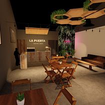 Iniciación al diseño de interiores. Proyecto remodelación de bajo presupuesto para un coffee shop. Architecture, and Decoration project by Thanya Villarreal - 11.23.2020