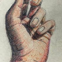 My project in Realistic illustration with coloured pens course. Artistic Drawing, Traditional illustration, Fine Arts, Drawing, Portrait Drawing, and Realistic Drawing project by Helene Rush - 11.20.2020