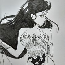 Wonder Woman Anime Artstyle . Comic, Drawing, Pencil Drawing, and Character Design project by fando1 - 11.22.2020