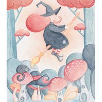 Mi Proyecto del curso: Técnicas de ilustración con acuarela y gouache. Traditional illustration, and Watercolor Painting project by Claudia Valencia - 11.22.2020
