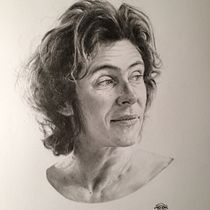 My project in Realistic Portrait with Graphite Pencil course. Portrait Drawing project by Marco Roling - 01.28.2021