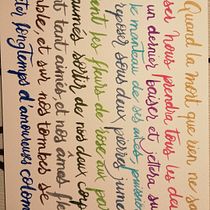 Poema Oh quand la mort Ein Projekt aus dem Bereich  von fanbeaudoin - 23.11.2020