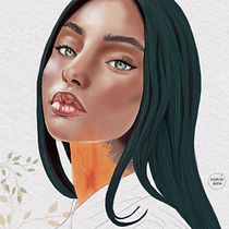 Mi Proyecto del curso: Retrato ilustrado con Procreate. Desenho digital projeto de Maria Rosa Garcia - 23.11.2020