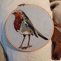 Mi Proyecto del curso: Pintar con hilo: técnicas de ilustración textil. Embroider, and Traditional illustration project by Isa Gomez-Calcerrada Serrano - 11.24.2020