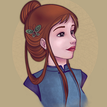 Mi Proyecto del curso: Retrato de personajes femeninos con Procreate. Traditional illustration project by laura_akm - 11.24.2020
