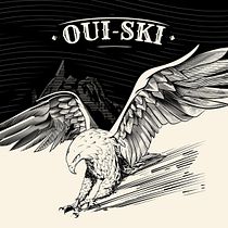 Label Oui-ski Whiskey alpino. Un progetto di Illustrazione tradizionale e Product design di Nicola Cerquetti - 24.11.2020