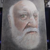 Mi Proyecto del curso:  Retrato realista con lápices de colores - Autoretrato con lapices de color. . Pencil Drawing project by simonfco - 12.08.2020