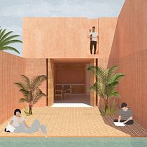 My project in Architectural Visualization Using Digital Collage course. Un projet de Illustration architecturale de fiorelahidi - 25.11.2020