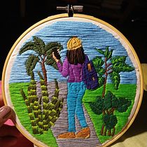 Mi Proyecto del curso: Introducción al bordado botánico. Un projet de Broderie et Illustration botanique de Adriana Ingrid Centellas Yucra - 25.11.2020