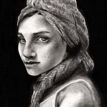 Mi Proyecto del curso: Retrato realista con lápiz de grafito. Pencil Drawing, and Portrait Drawing project by Elizabeth Mavares - 11.26.2020