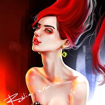 My project in Digital Fantasy Portraits with Photoshop course. Digital Drawing project by reddishgore - 11.28.2020