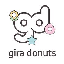 Proposta Logotipo GIRA DONUSTS. Projekt z dziedziny  Kaligrafia, Kreat, wność, Projektowanie logot i pów użytkownika Maria Luísa Guedes - 27.11.2020