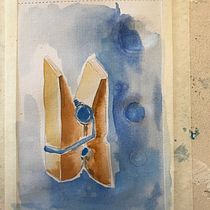 My project in Experimental Watercolor Techniques for Beginners course. Traditional illustration, and Watercolor Painting project by Kristal Martin - 11.28.2020