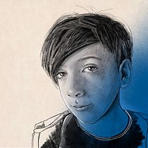 My son after a long day at school.. (Very helpful course. Elena’s passions is contagious! Thank you!). Design gráfico e Ilustração tradicional projeto de marc - 28.11.2020