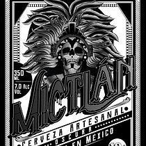 Técnicas de grabado digital aplicado a una cerveza artesanal "Mictlán". Un progetto di Br, ing, Br, identit, Design, Design di loghi, Illustrazione tradizionale e Packaging di María Fernanda Becerril - 28.11.2020