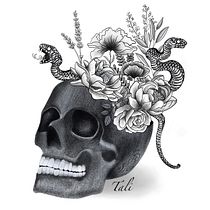 Proyecto Final -  Diseño e ilustración digital de tatuajes con Procreate. Tattoo Design project by Natalia Arias Martin - 11.28.2020
