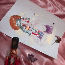 Mi Proyecto del curso: Retrato en acuarela a partir de una fotografía. Fine Arts, Photograph, Traditional illustration, Self-Portrait Photograph, and Design project by raissazirondibarros - 11.28.2020