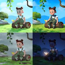 My project in Lighting Principles for Digital Painting course. Color Theor, and Digital Painting project by paola_oliani - 11.29.2020