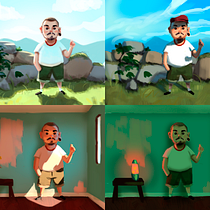 Meu projeto do curso: Princípios de iluminação para pintura digital. Digital Drawing project by Heitor Higuchi - 11.29.2020